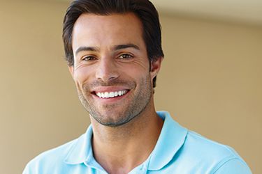 Young man with flawlessly restored smile